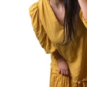 Mustard Boho DressVery fashionable